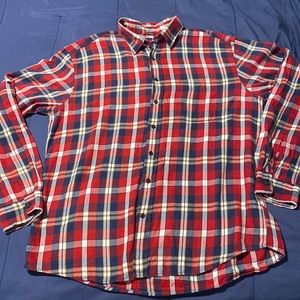 Mens XL plaid casual GAP top